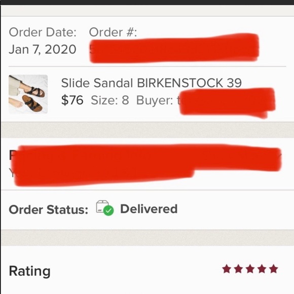 Final sale!Birkenstock  Sandal size 8 - Picture 7 of 8